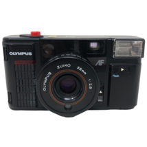 Olympus Quick Flash AFL 35mm Film Camera w/ Olympus Zuiko 38mm 1:2.8  FO... - $64.34