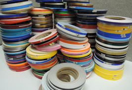 1/2 INCHx 150 ft Roll Vinyl Pinstriping Vinyl Striping Tape 25 Colors Available  - £10.25 GBP