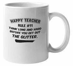 Make Your Mark Design Happy Teacher. Quotable Coffee &amp; Tea Mug for Professor &amp; L - £15.68 GBP+