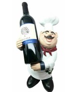 Ebros Large Chef Bistro Cook Hugging Bottle Wine Holder Figurine Kitchen... - £39.04 GBP