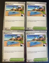 4x Beach Court 167/198 Cosmos Holo Pokemon Prize Pack Series FAST SHIP p... - $7.61