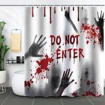 Halloween Waterproof Shower Curtain Sets Polyester Bathtub Decor Curtain... - £13.18 GBP+