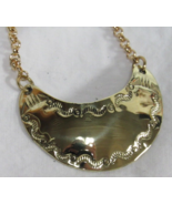 Seminole Mini 24&quot; Brass Swirl Single Gorget Necklace By Charley Johnson ... - £19.41 GBP