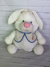 Vintage Honey Bunnie Bunnies Stuffed Plush Toy Bunny Rabbit White Floppy Ears - £43.54 GBP