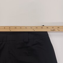 Larry Levine Straight RN#103715 Women's 8 Rear Zipper & Slit Black Pencil Skirt image 5