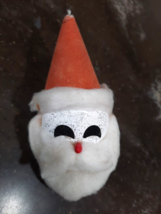 Vintage Santa Ornament Japan 1960’s  Cotton Beard and Trim MCM RETRO - £7.87 GBP