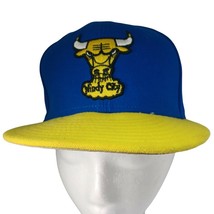New Era Retro Windy City Chicago Bulls x Warriors Hat Cap One Size Jordan RARE - £110.64 GBP