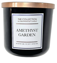 The Collection By Chesapeake Bay Candle Amethyst Garden 12oz 2 Wick Glas... - £24.37 GBP