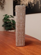 RARE VINTAGE MID CENTURY MODERNIST EAMES ERA ABSTRACT BRUTALIST VASE - $425.00