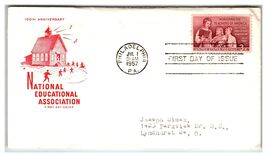 Scott #1093 1957 Teachers of America First Day Cover FDC Philadelphia - $8.09