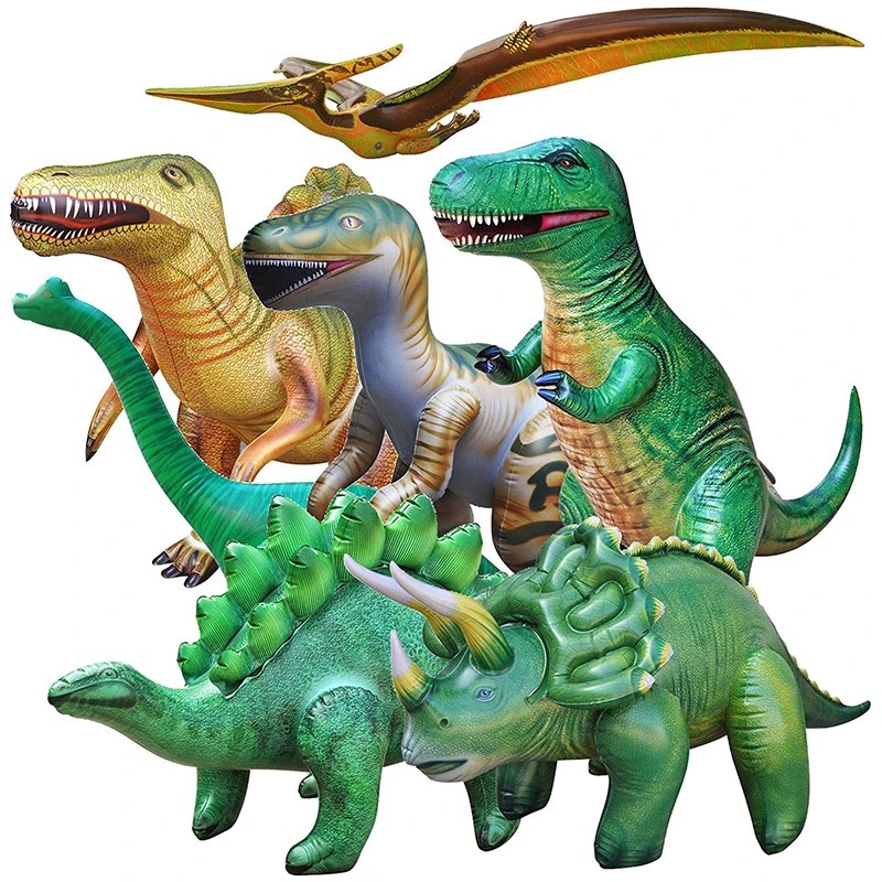 Dinosaur Inflatable Floating Swimming Toy Giant Simulation Dinosaur Playset - £14.58 GBP+