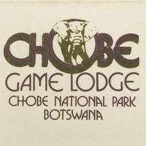 VTG Chobe Game Lodge Matchbook Elephant National Park Botswana Unstruck ... - $7.69
