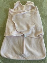 HALO SleepSack SWADDLE Wearable Blanket Girls Light Pink Fleece Stars NE... - £9.79 GBP