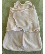 HALO SleepSack SWADDLE Wearable Blanket Girls Light Pink Fleece Stars NE... - £9.81 GBP