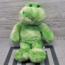 Build A Bear Frog Green Plush Ribbit Sound Happy Go Lucky Clover Shamrock Irish - £18.37 GBP