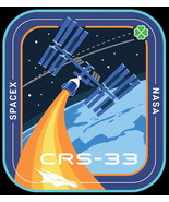 ISS Expedition 73 Dragon Spx-33 Spacex International Space Station Patch - $36.43 CAD+