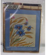 Crewel Creative Stitchery Kit #2316 FLOWER &amp; WHEAT by Vogart Crafts Corp... - £15.59 GBP