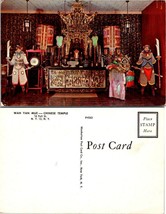 New York(NY) NYC Wah Yan Mue Chinese Temple Pell Street Vintage Postcard - £7.51 GBP