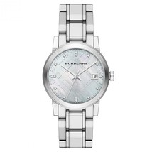 Burberry BU9125 Diamond Accent Stainless Steel Ladies Watch - £450.42 GBP