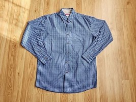 Wrangler Premium Quality Gangham Check Plaid Shirt S Long Sleeve Button-Down - £15.94 GBP