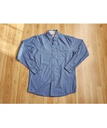 Wrangler Premium Quality Gangham Check Plaid Shirt S Long Sleeve Button-... - £15.67 GBP