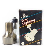 Vtg Crest Track Lighting Lamp Light Sealed in Box UL Listed ANTIQUE BRAS... - $24.19