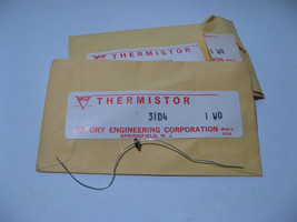 Qty 2 VECO Victory Engineering Thermistor 31D4 Axial Leads - NOS - $9.49