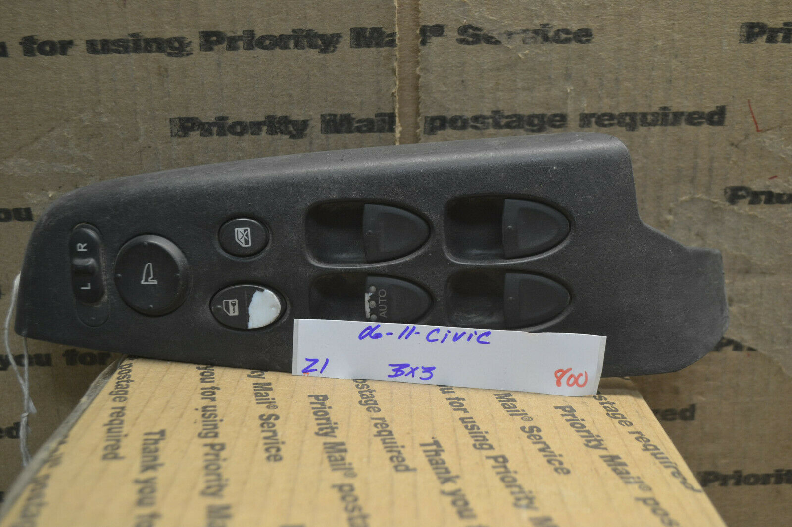 06-11 Honda Civic Master Switch OEM Door Window Lock M34938 bx3 800-Z1 - £15.71 GBP