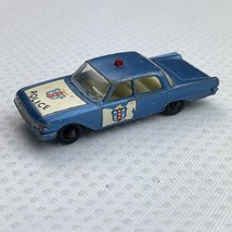 Matchbox Lesney Ford Fairlane Base Error Top: Police 55 Bottom: Fire Chi... - $99.95