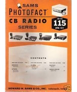 Sams Photofact CB Radio CB-115 April 1977 - £4.00 GBP