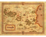 Chronicles Of Narnia Map Of Narnia Lion Witch And The Wardrobe Prop/Repl... - $3.05