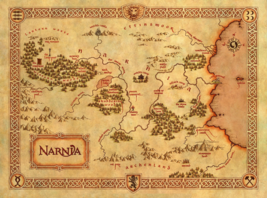 Chronicles Of Narnia Map Of Narnia Lion Witch And The Wardrobe Prop/Repl... - £2.40 GBP