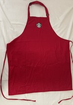 Starbucks Coffee, Red Holiday Christmas Barista Apron with Logo/Pocket -... - $13.86