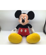 Disney Mickey Mouse Plush 20&quot; Large Stuffed Animal Yellow Shoes Red Shorts - $453.86 MXN