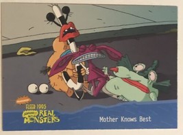 Aaahh Real Monsters Trading Card 1995  #27 Mother Knows Best - £1.55 GBP