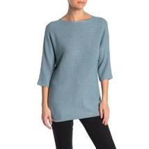 NWT Womens Petite Size Large LP Nordstrom Premise Blue Dolman Sleeve Sweater Top - £19.26 GBP