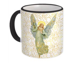 Victorian Angel Arabesque Noel : Gift Mug Vintage Retro Christmas Decor - £12.71 GBP