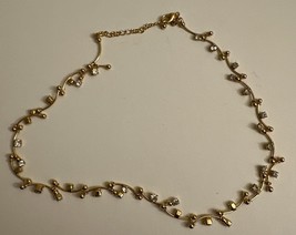 Gold Necklace With Cubic Zirconia - $24.99