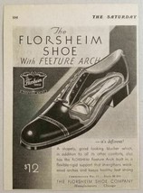 1930 Print Ad Florsheim Men&#39;s Shoes with Feeture Arch Chicago,IL - £8.62 GBP