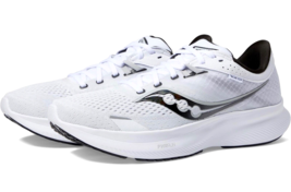 Saucony Men&#39;s Ride 16 Size 9 Running Shoes White/Black S20830-11 - £63.33 GBP
