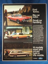 Vintage Ad Print Design Advertising Ford Torino - $27.89