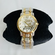 Disney Cruise Line Mickey Mouse Gold And Silver Tone Wrist Watch 2003 - NEW NOS - £62.29 GBP