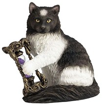 6&quot; Times Up By Lisa Parker Sculpture Magick Statue Magic Cat Time&#39;s Hour... - £49.07 GBP