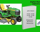 John Deere X710  X730  X734  X738 X739 Tractor (S.N. 040001-) Technical ... - £19.03 GBP