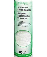 80 Count Assured 100% Cotton Rounds (Pack of 2) - $6.99