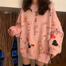 Graffiti Loose Sweatshirt - $20.03+