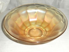 Clambroth Imperial Carnival Glass Bowl Imperial Marigold Glass Bowl Vintage - £14.91 GBP