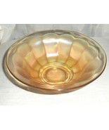 Clambroth Imperial Carnival Glass Bowl Imperial Marigold Glass Bowl Vintage - £14.94 GBP