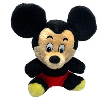 Vintage Mickey Mouse pLush Taiwan Stuffed Doll Toy Tongue Sticking Out 9... - £13.15 GBP