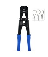 Wire Rope Crimping Tool For Aluminum Oval Sleeves,Double Sleeves,Crimpin... - £51.90 GBP